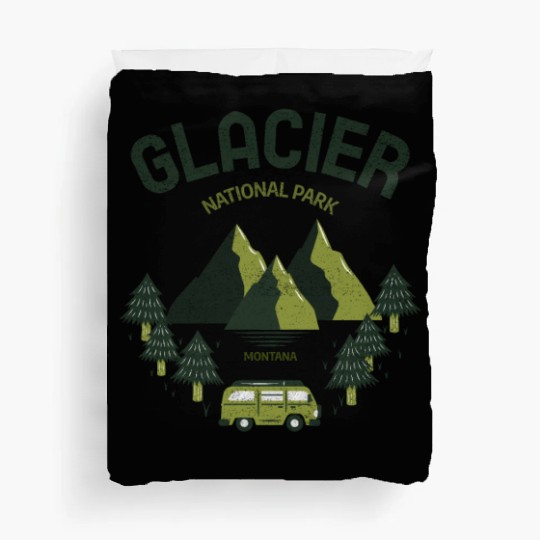 Glacier National Park Montana Travel Duvet Covers