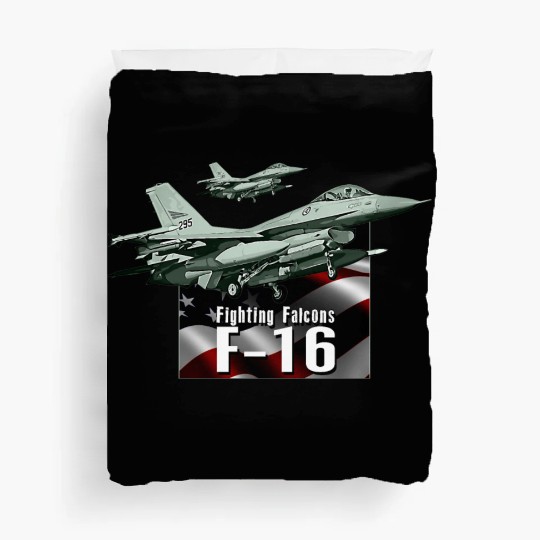 F-16 Fighter Jet Duvet Covers