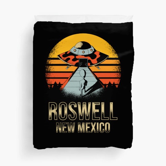 Roswell New Mexico UFO Alien Duvet Covers