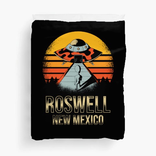 Roswell New Mexico UFO Alien Duvet Covers