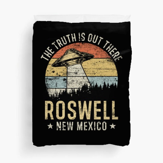 Roswell New Mexico UFO Alien Duvet Covers