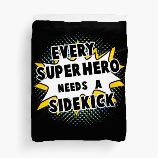 Every Superhero Needs A Sidekick for Newborn Duvet Covers