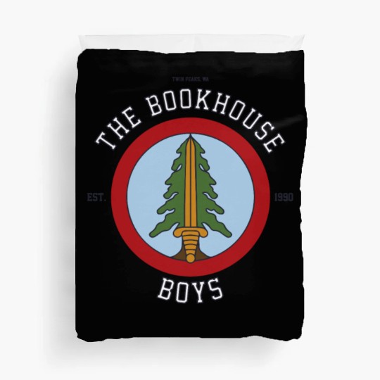 Twin Peaks The Bookhouse Boys Est 1990 Logo Duvet Covers