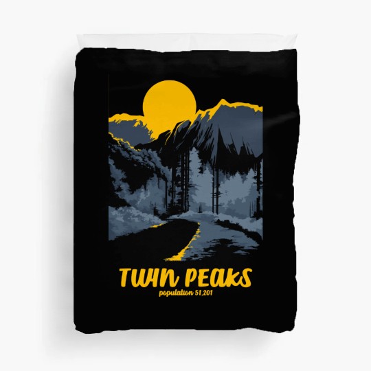 Twin Peaks Welcome To Twin Peaks Poster Duvet Covers