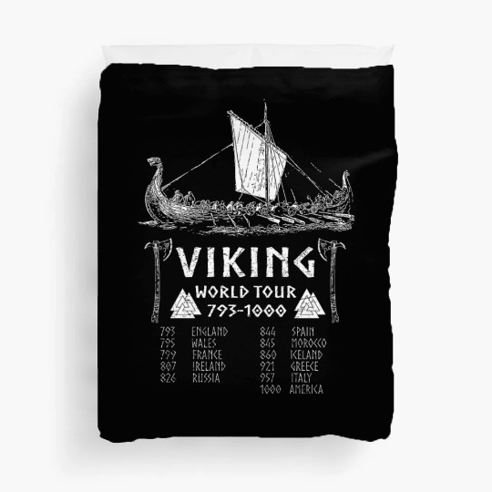 Viking world tour Duvet Covers