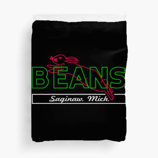 Beans Bunny Saginaw Michigan Nostalgia Duvet Covers