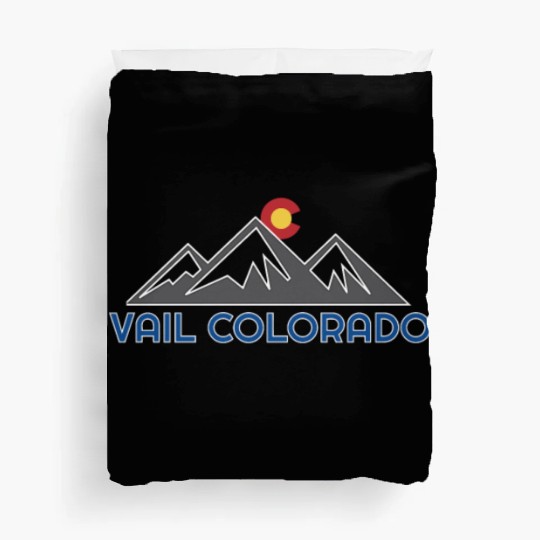 Vail Colorado Rocky Mountain Duvet Covers