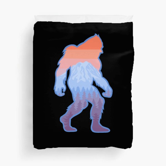 Mt Rainier Bigfoot Sasquatch Duvet Covers