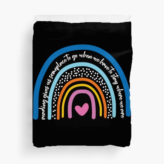 Reading Gives Us Someplace To Go Book Literature Duvet Covers