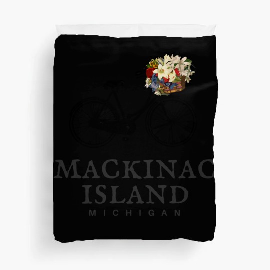 Mackinac Island Bike Michigan Duvet Covers