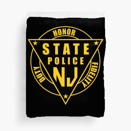 jersey state police Duvet Covers