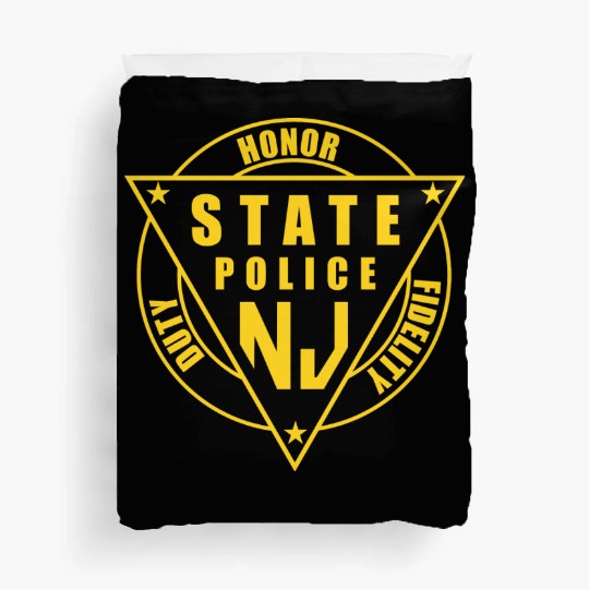 jersey state police Duvet Covers