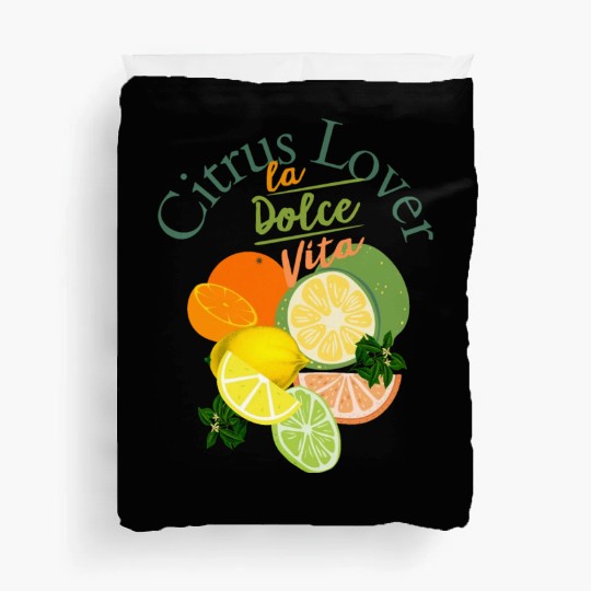 Citrus Lover la Dolce Vita Duvet Covers