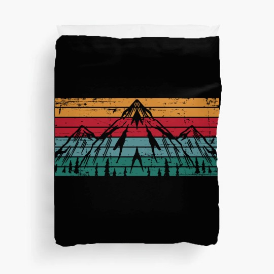 Mountains Mountaineering Hiking Duvet Covers