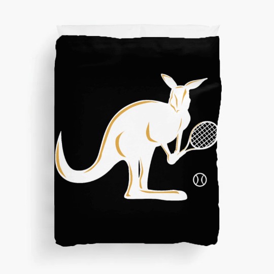 Australia Kangaroo Tennis Player Funny Gift Idea Duvet Covers