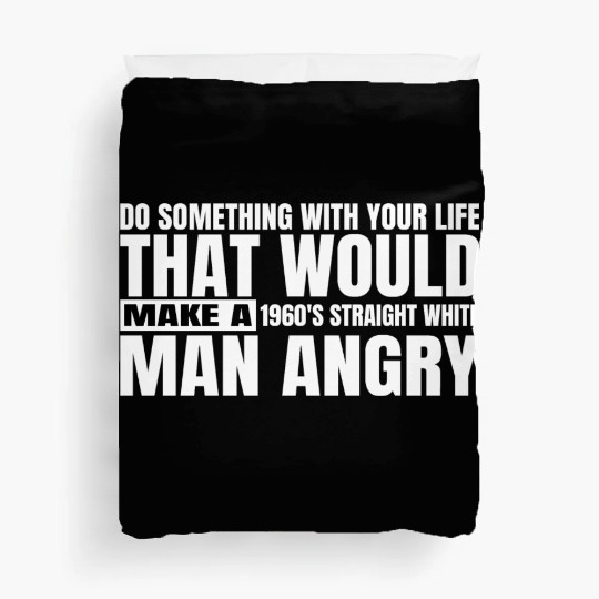 rude sx pro-choice justice trump black girls rule Duvet Covers