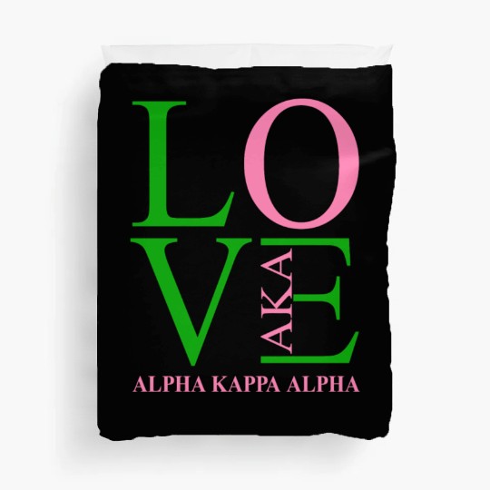 Aka Duvet Covers Love Sorority Gift Alpha Kappa Aka Parap