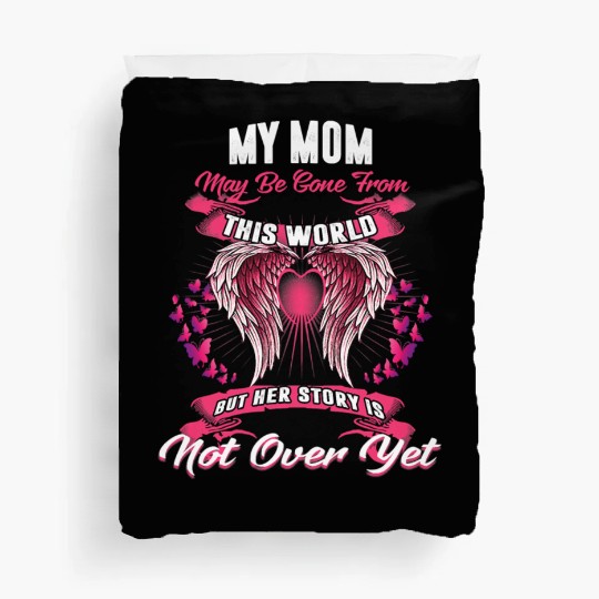 Angel Mommy Angel Wings Apparel Rest in Peace Mom Duvet Covers