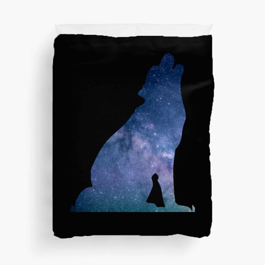 Galaxy Wolf Duvet Covers