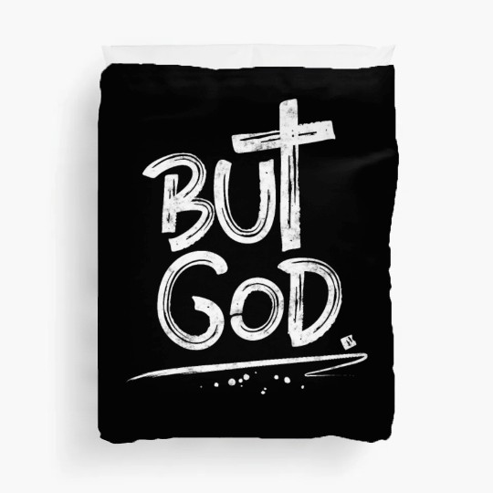 But God Cross Christian Duvet Covers