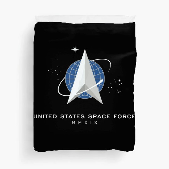 UNITED STATES US SPACE FORCE USSF DELTA FLAG birth Duvet Covers