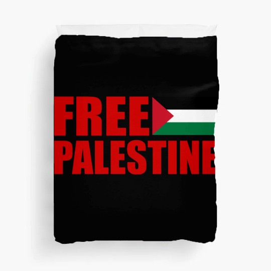 Free palestine Duvet Covers