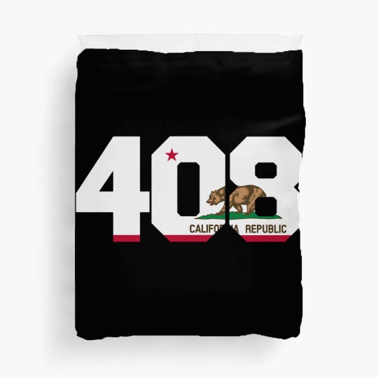 Area Code 408 San Jose California Duvet Covers