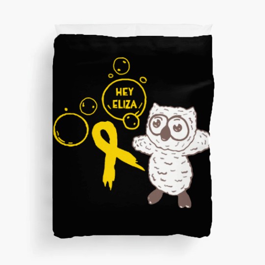 hey eliza merch Duvet Covers