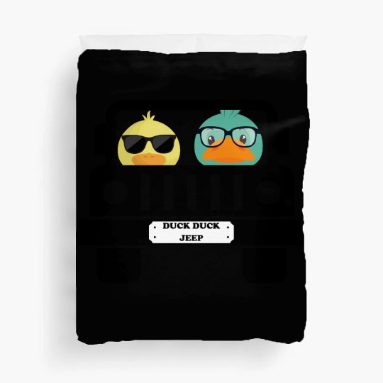 Duck Duck Jeep Duvet Covers
