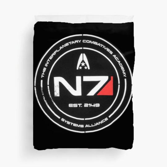 N7 Mass Effect Commander Shepherd Duvet Covers