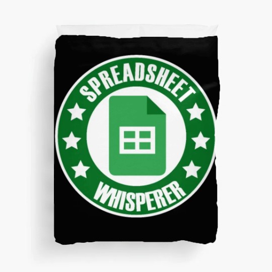Spreadsheet Whisperer Excel Accountant Accounting Duvet Covers