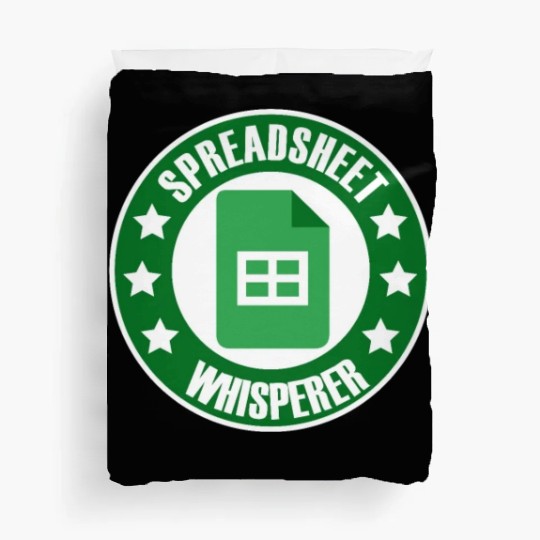 Spreadsheet Whisperer Excel Accountant Accounting Duvet Covers