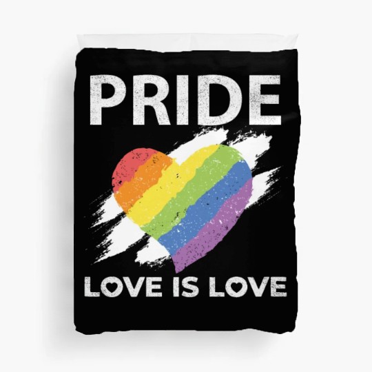 LGBTQAI Pride Love is Love Duvet Covers