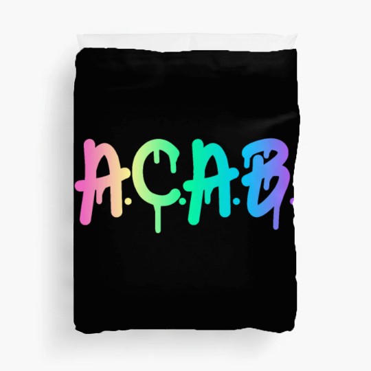 ACAB Rainbow Drip Duvet Covers