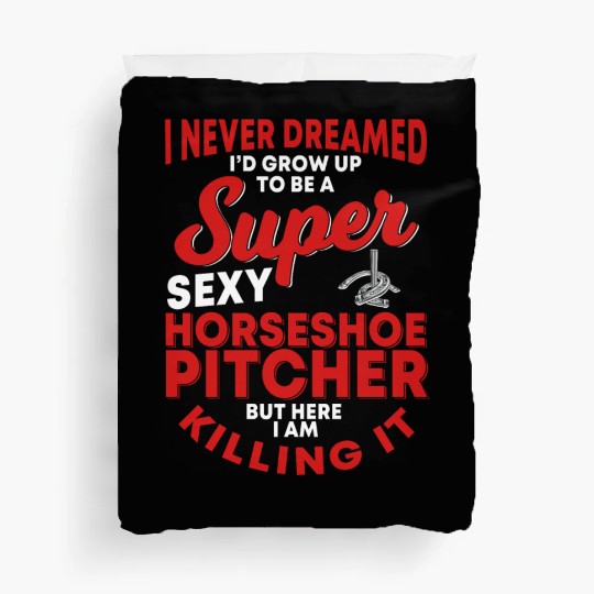 Horseshoe Pitcher Duvet Covers