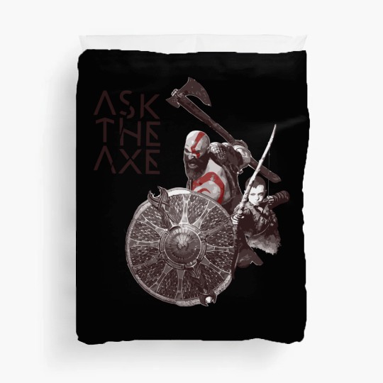 God Of War Ask The Axe Duvet Covers