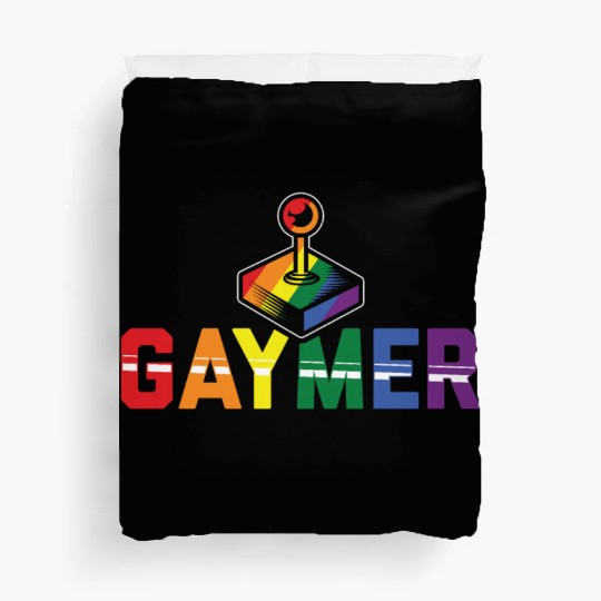 Gaymer Gay Gamer Rainbow Pride LGBT Controller Duvet Covers