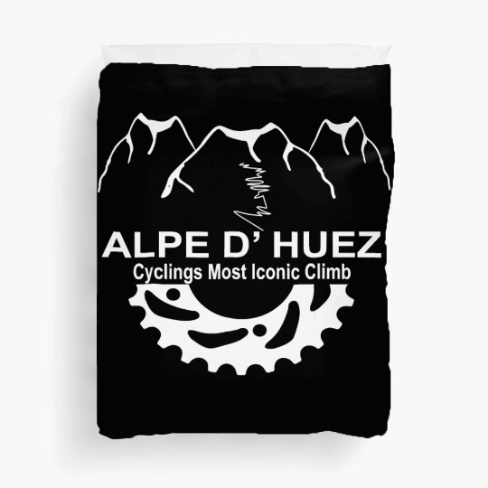 France Alpe D Huez Climb Novelty Cycling Gifts Duvet Covers