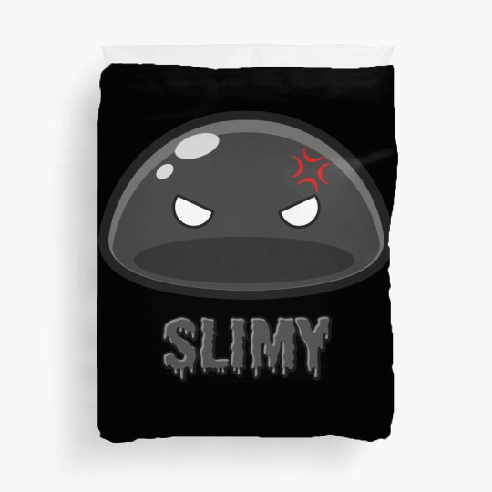 Cute Black Dungeon Slime Monster Weird Anime Duvet Covers