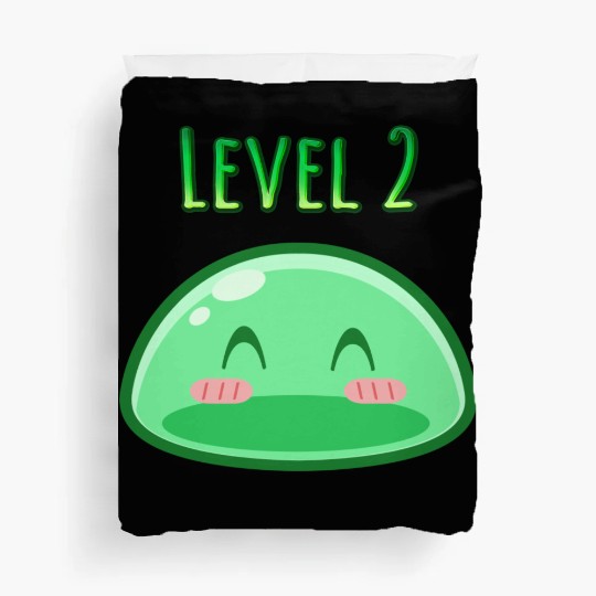 Cute Green Dungeon Slime Monster Weird Anime Duvet Covers