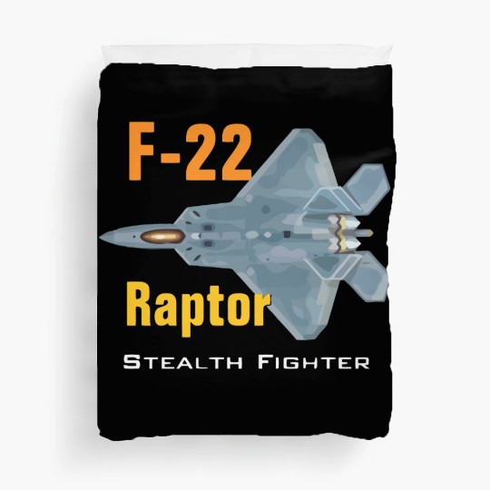F 22 Raptor stealth fighter Duvet Covers
