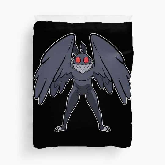Mothman Mythical Creatures Folklore Cryptid Duvet Covers