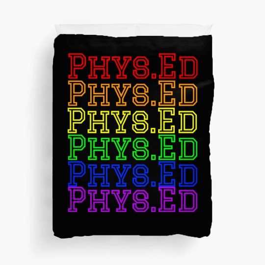 Physical Education Teacher- Rainbow Phys.Ed Duvet Covers