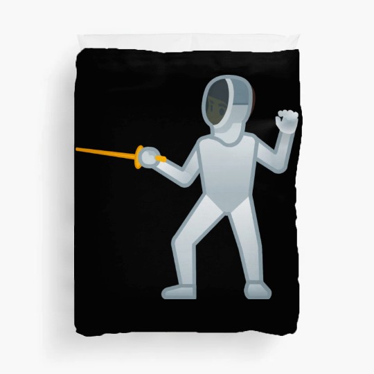 Person Fencing Fencer Gift Duvet Covers