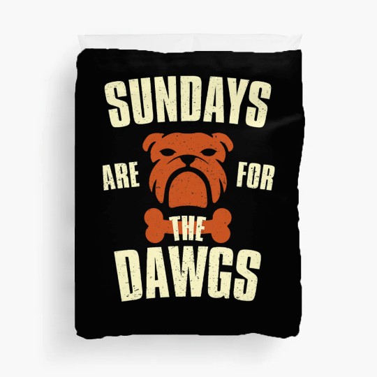 Sundays are for the dogs Cleveland Ohio Duvet Covers