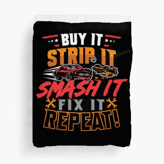 Demo Derby Demolition Derby Smashing Derby Lover Duvet Covers