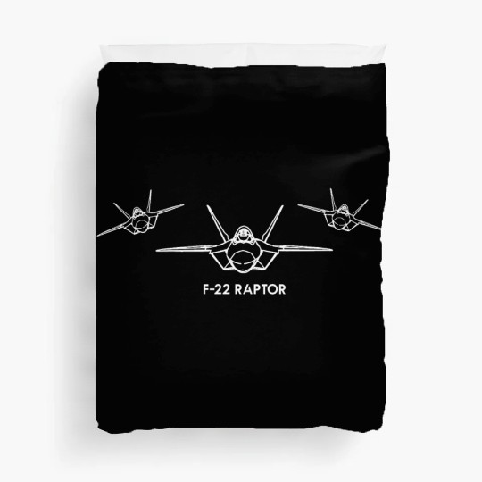 Lockheed Martin F-22 Raptor Duvet Covers