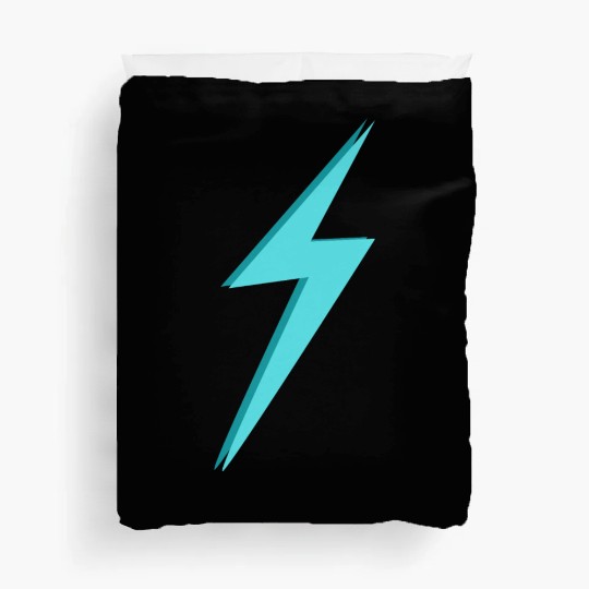 Lightning Bolt Blue Duvet Covers