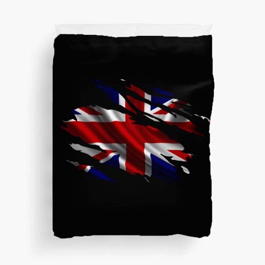 United Kingdom Ripped Flag Duvet Covers