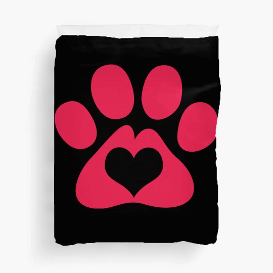 Dog Paw Adopt A Pet Dog Rescue Duvet Covers
